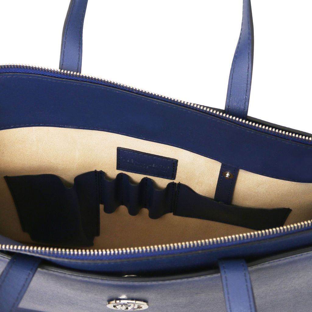 Tuscany Leather Palermo Datorväska #Färg_Mörkblå