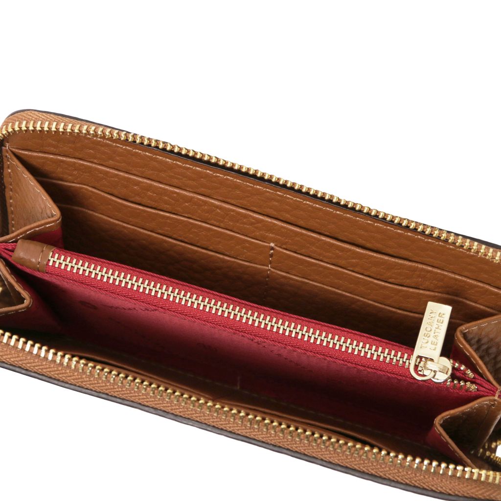 Tuscany Leather Financier Plånbok #Färg_Cognac