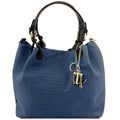 Tuscany Leather TL KeyLuck Handväska #Färg_Mörkblå