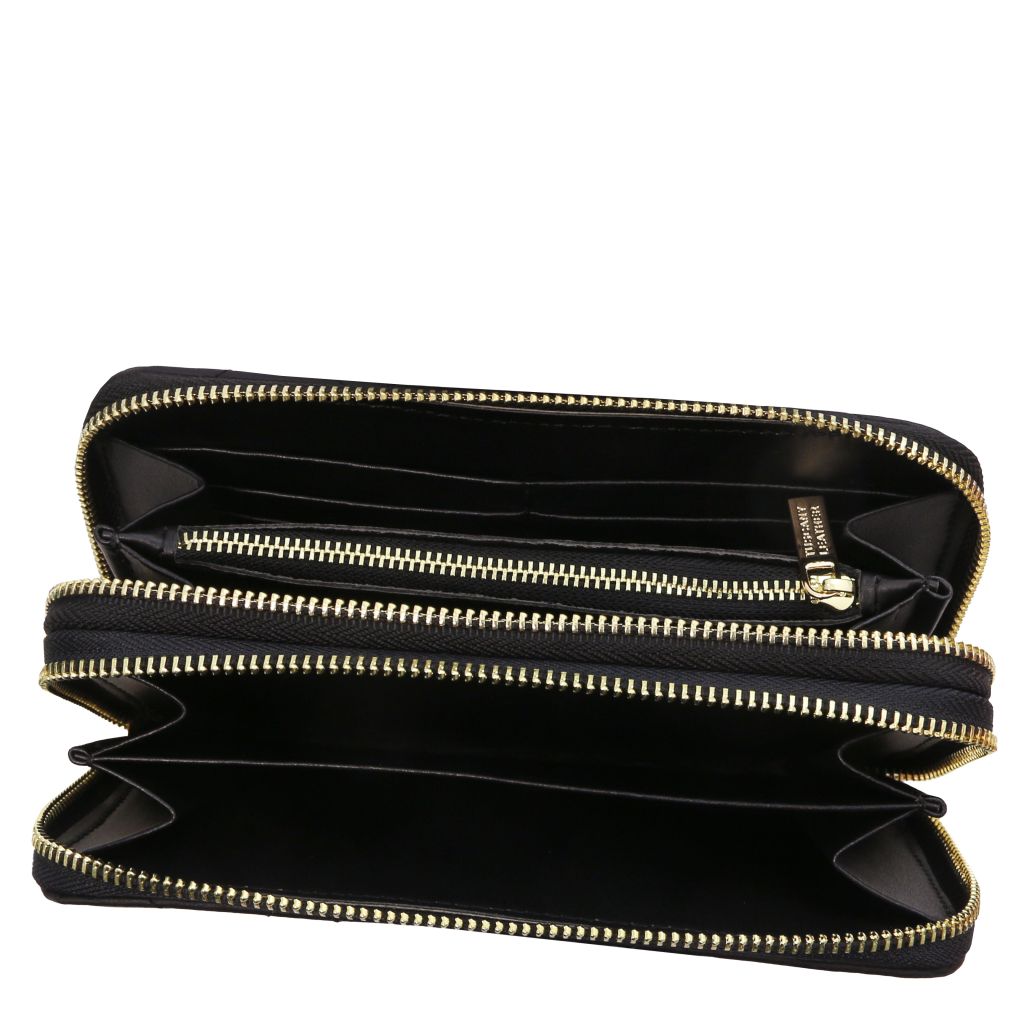 Tuscany Leather Ada Plånbok #Färg_Svart