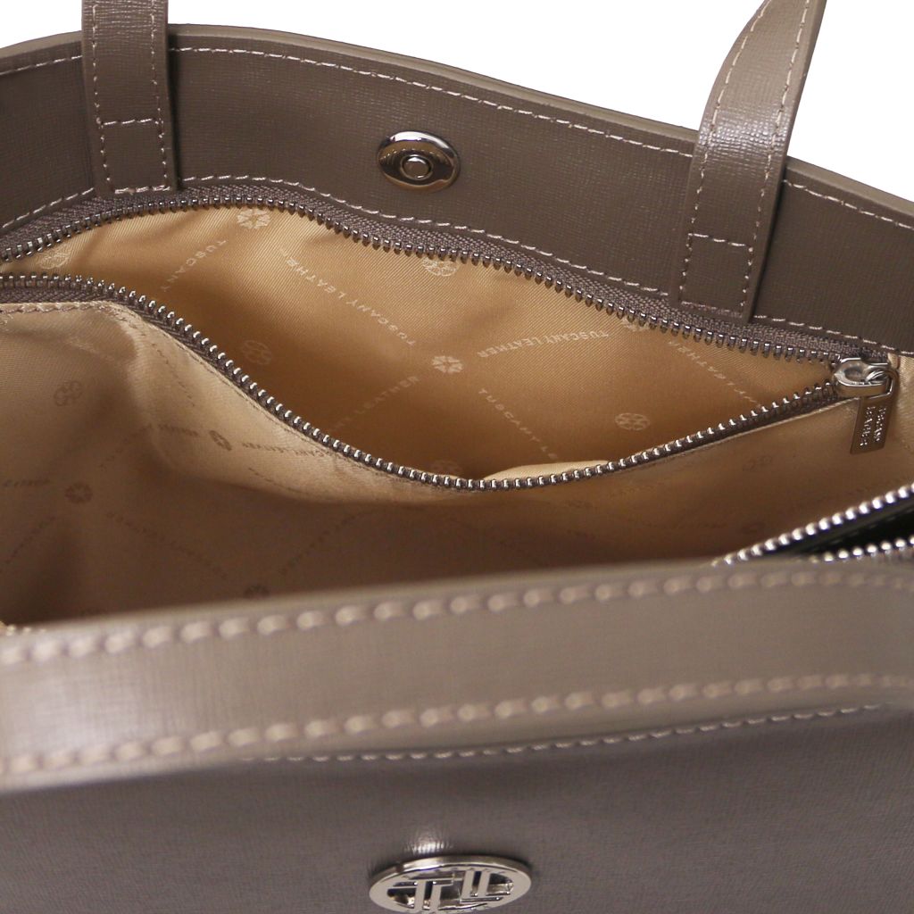 Tuscany Leather Palermo Datorväska #Färg_Mörk Taupe