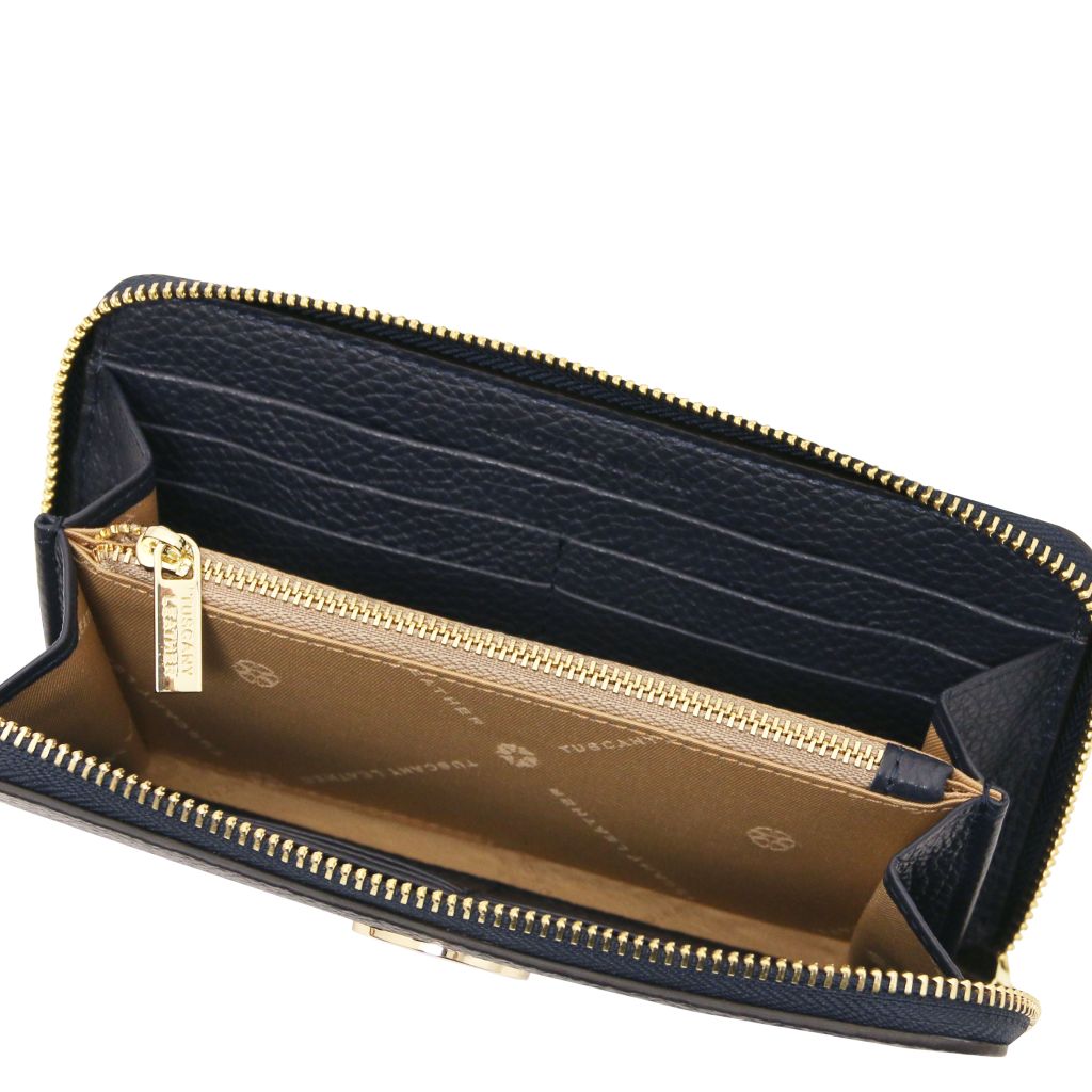 Tuscany Leather Financier Plånbok #Färg_Mörkblå