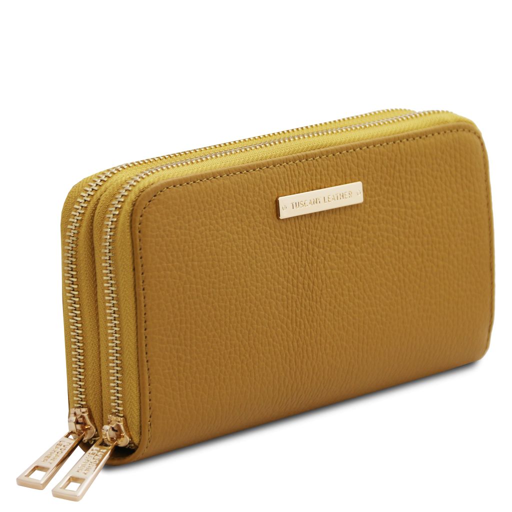 Tuscany Leather Mira Plånbok #Färg_Senap