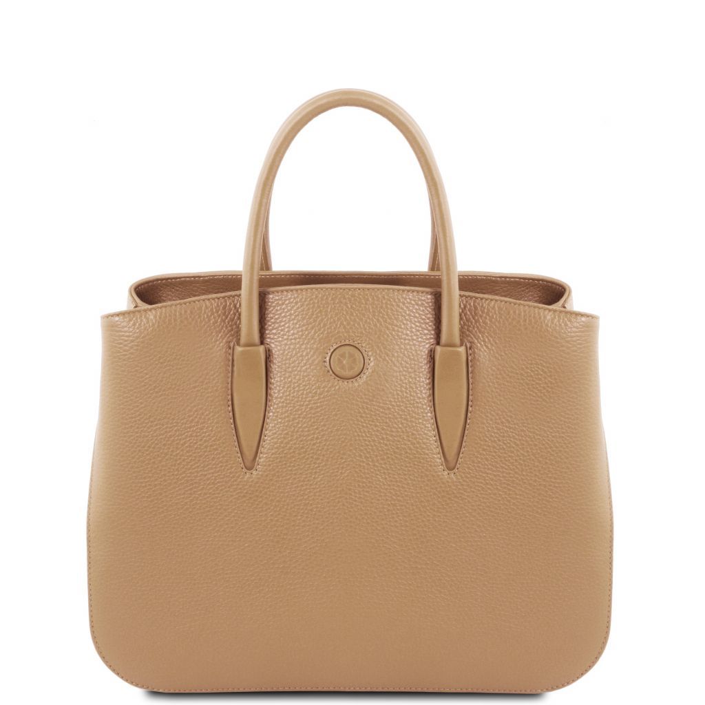 Tuscany Leather Camelia Handväska #Färg_Champagne