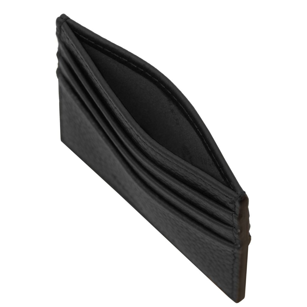 Tuscany Leather Card Holder Korthållare #Färg_Svart