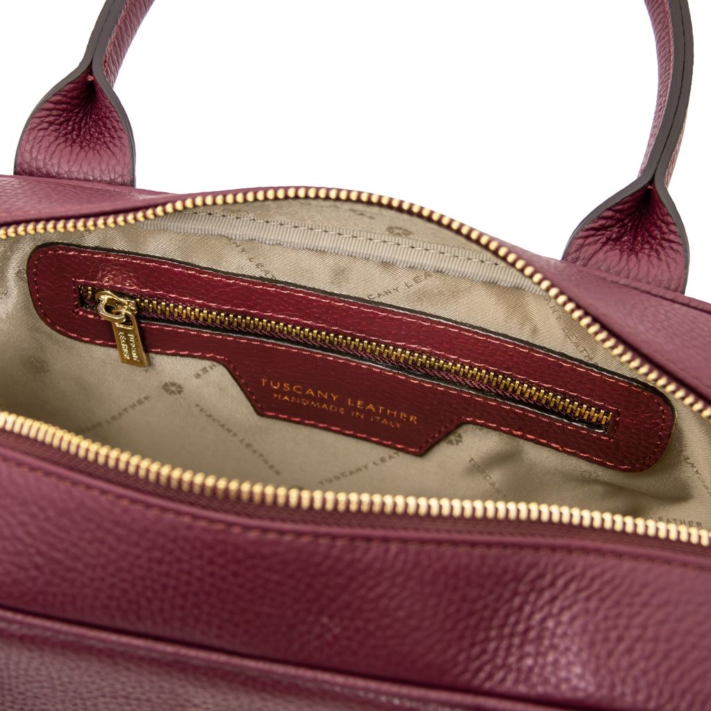 Tuscany Leather Stephany Handväska #Färg_Bordeaux