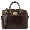 Tuscany Leather Urbino Datorportfölj #Färg_Mörkbrun