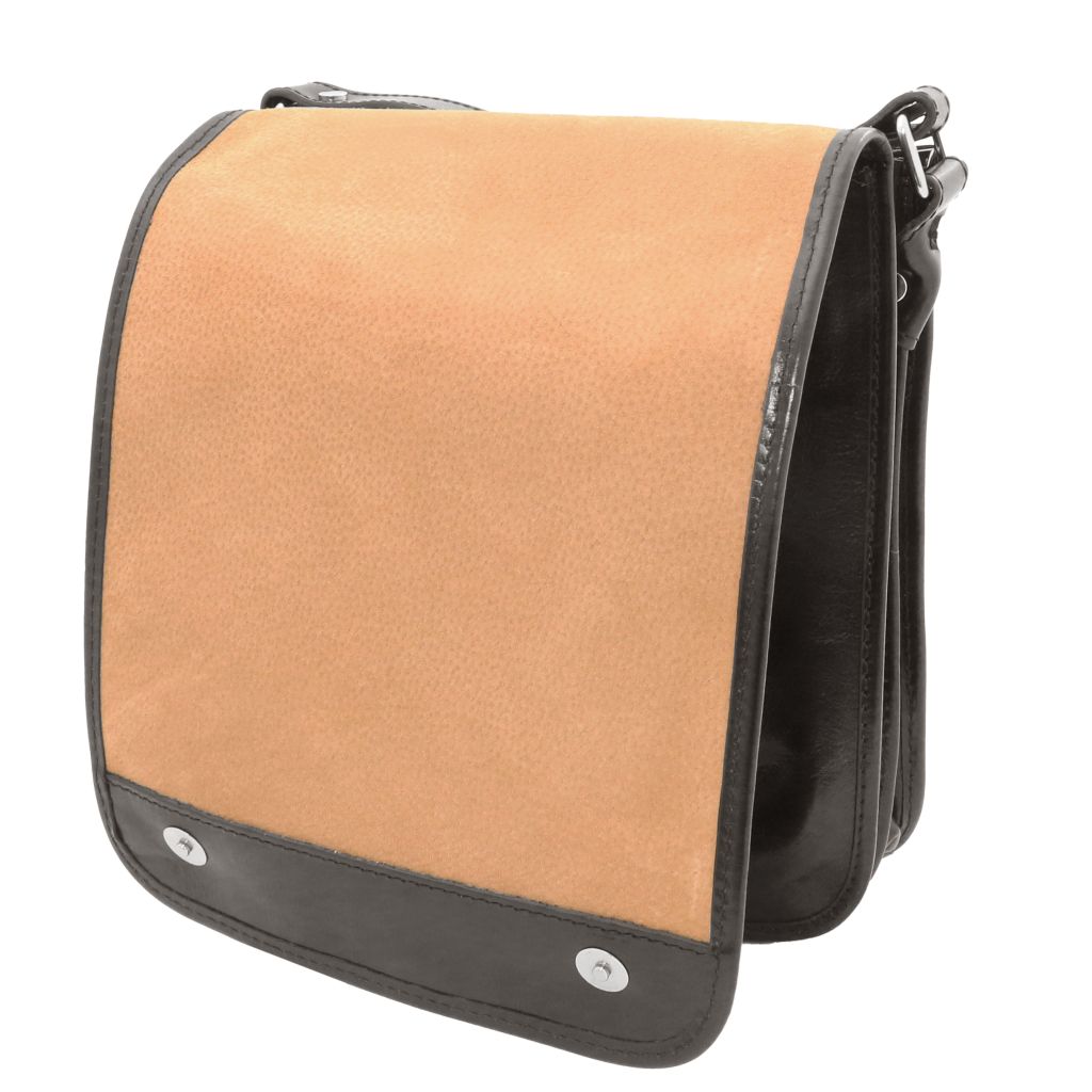 Tuscany Leather TL Messenger Axelremsväska #Färg_Svart