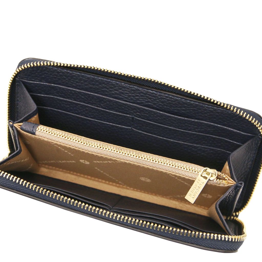 Tuscany Leather Financier Plånbok #Färg_Mörkblå