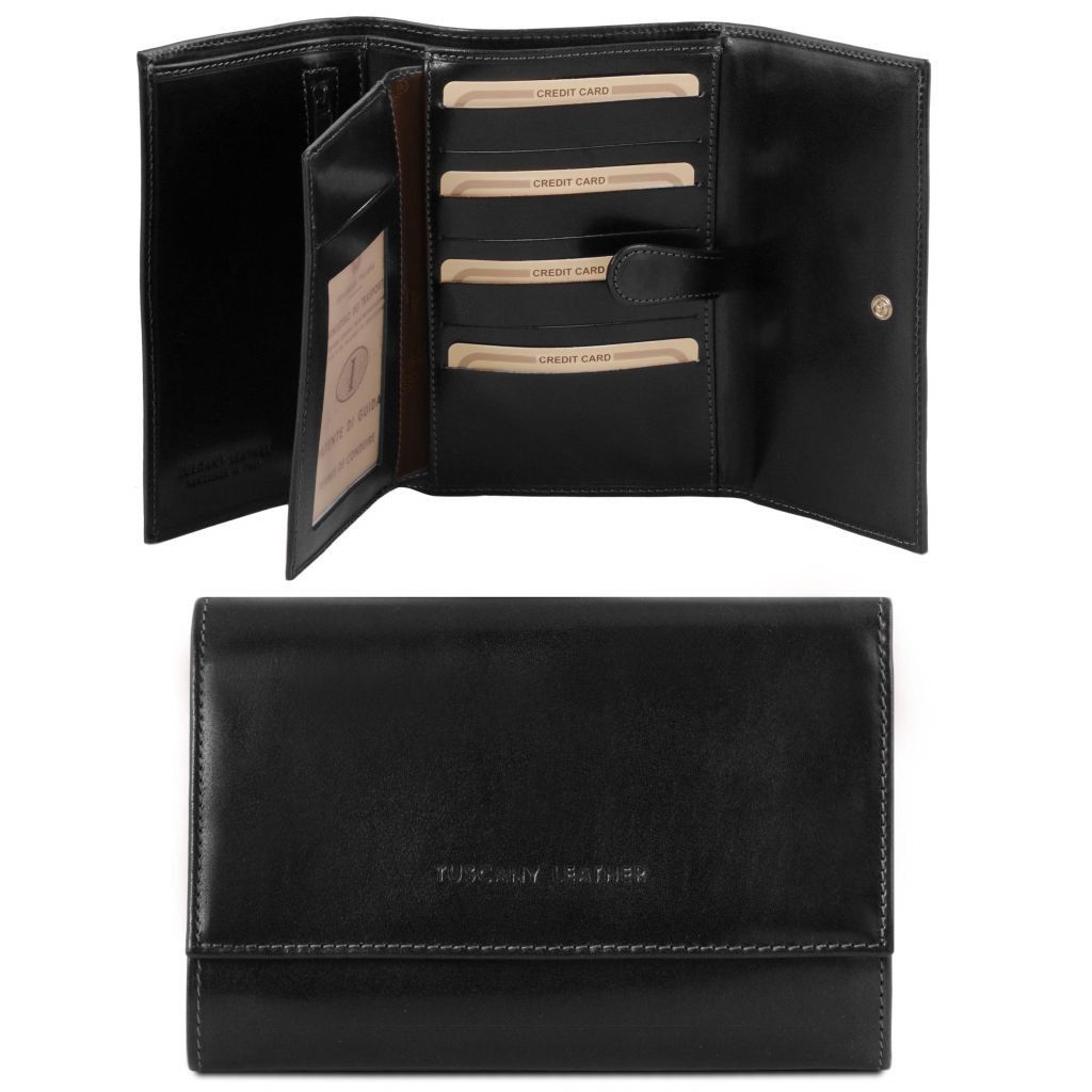 Tuscany Leather Exclusive 4 Plånbok #Färg_Svart