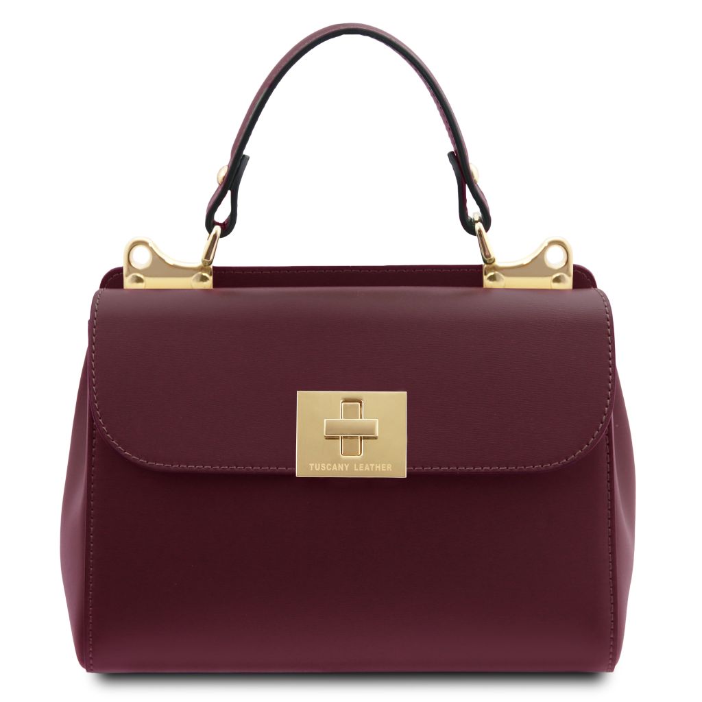 Tuscany Leather Armonia Handväska #Färg_Bordeaux