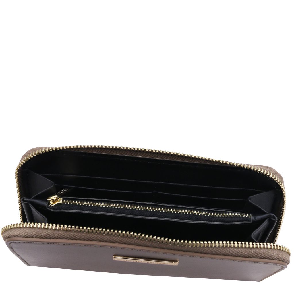 Tuscany Leather Ilizia Plånbok #Färg_Mörk Taupe