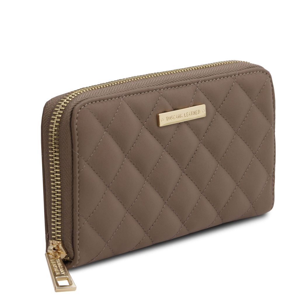 Tuscany Leather Penelope Plånbok #Färg_Taupe