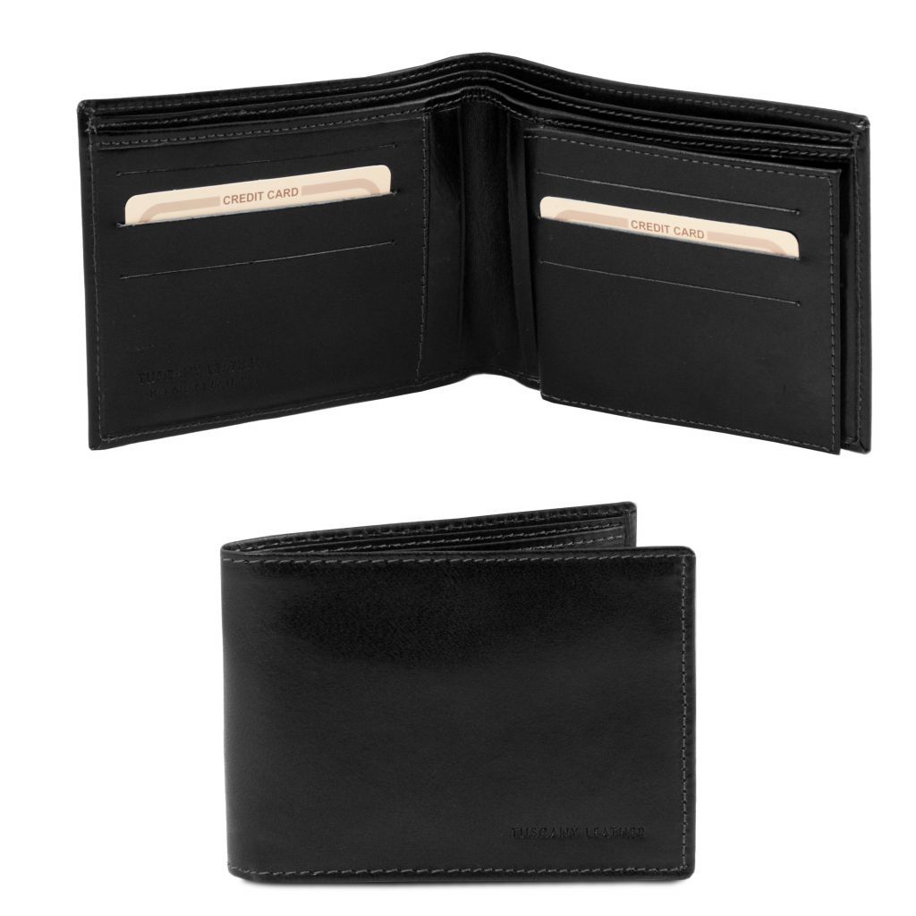 Tuscany Leather Exclusive 3 Plånbok #Färg_Svart