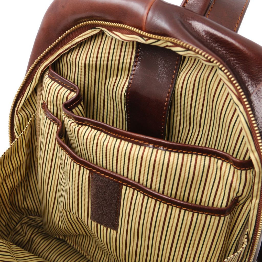 Tuscany Leather Perth Ryggsäck #Färg_Mörkbrun