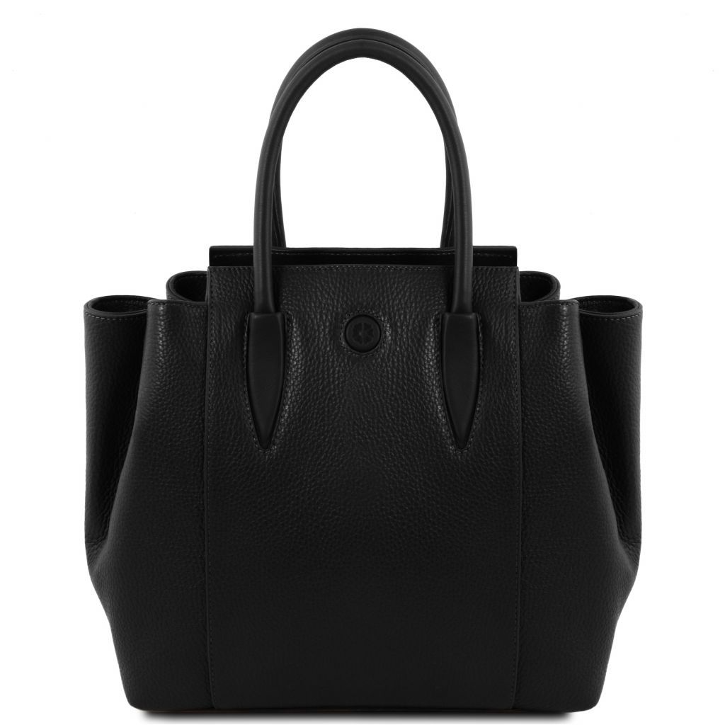 Tuscany Leather Tulipan Handväska #Färg_Svart
