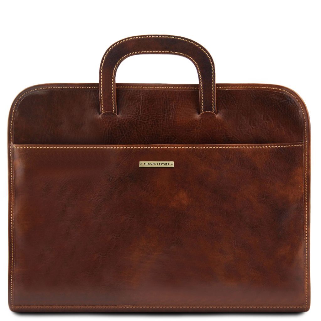 Tuscany Leather Sorrento Datorväska #Färg_Brun