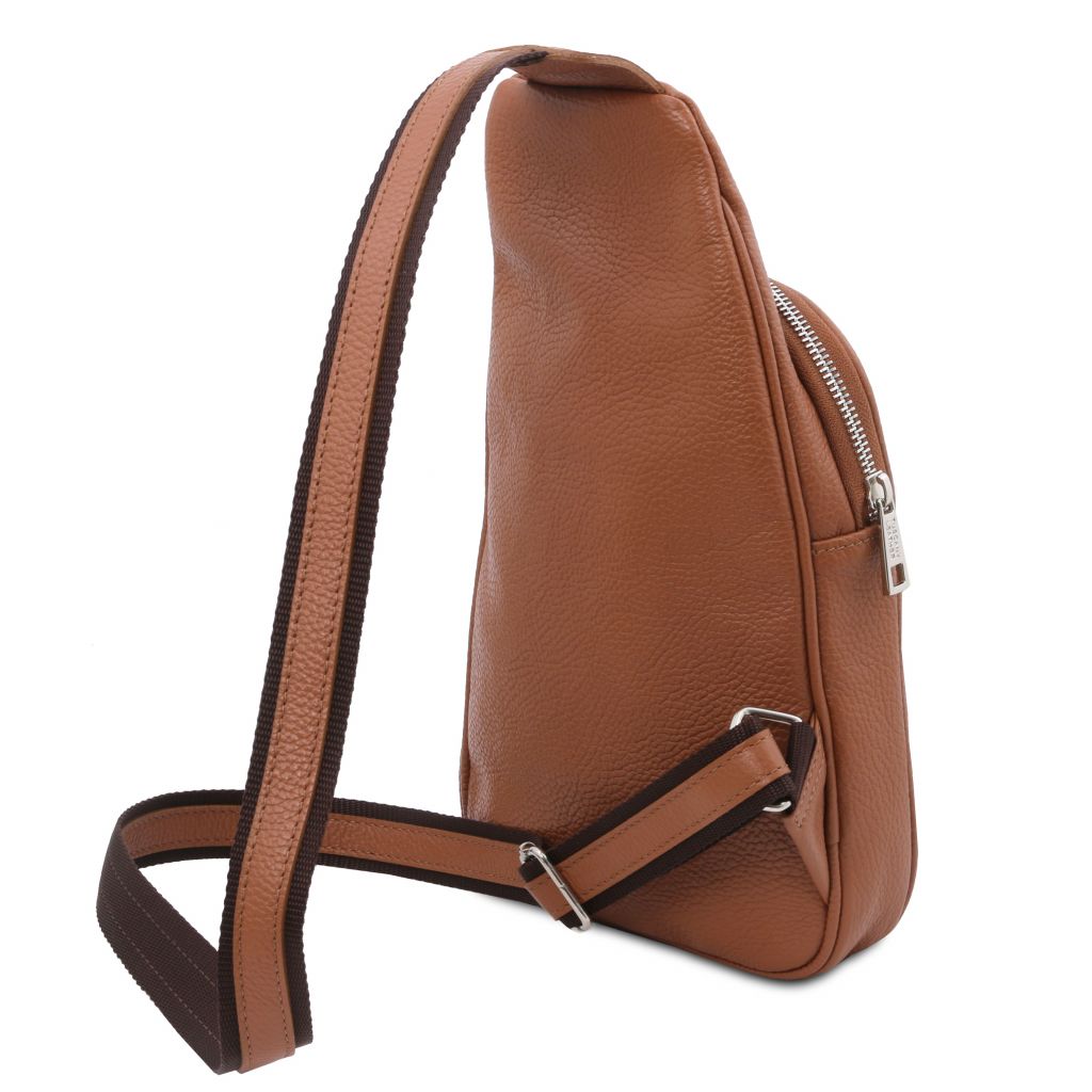 Tuscany Leather Albert Slingväska #Färg_Cognac