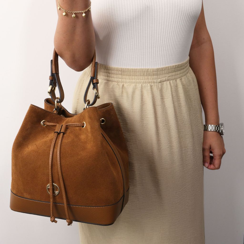 Tuscany Leather Minerva Handväska #Färg_Kaffe
