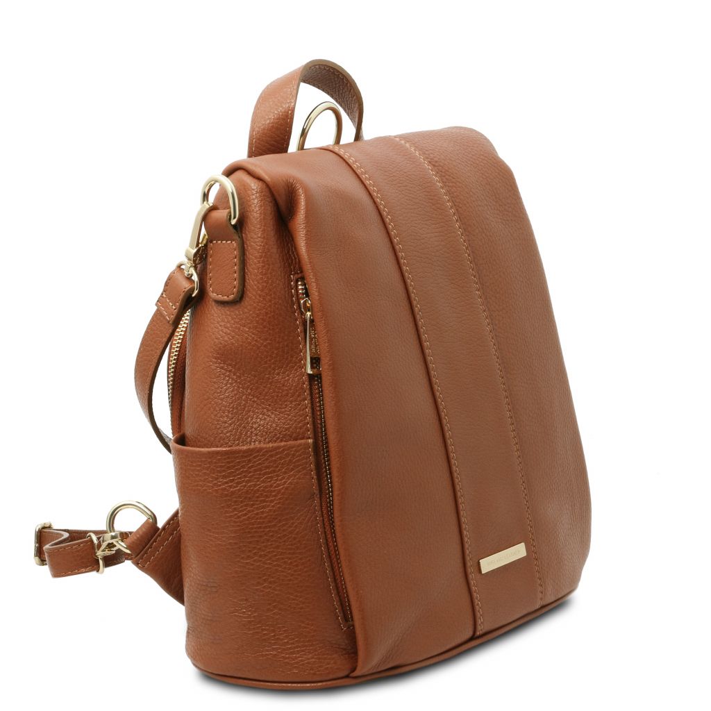 Tuscany Leather TL Bag Ryggsäck #Färg_Cognac