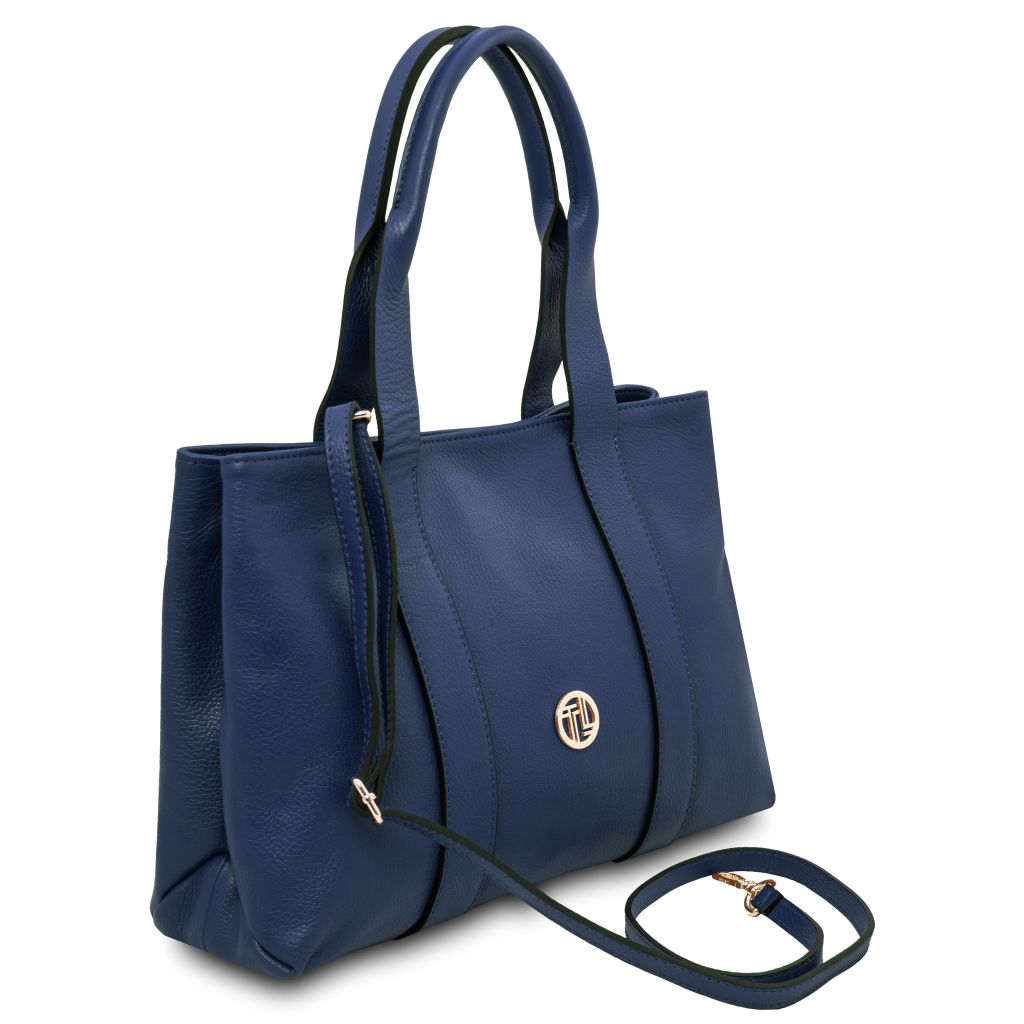 Tuscany Leather Callie Handväska #Färg_Mörkblå