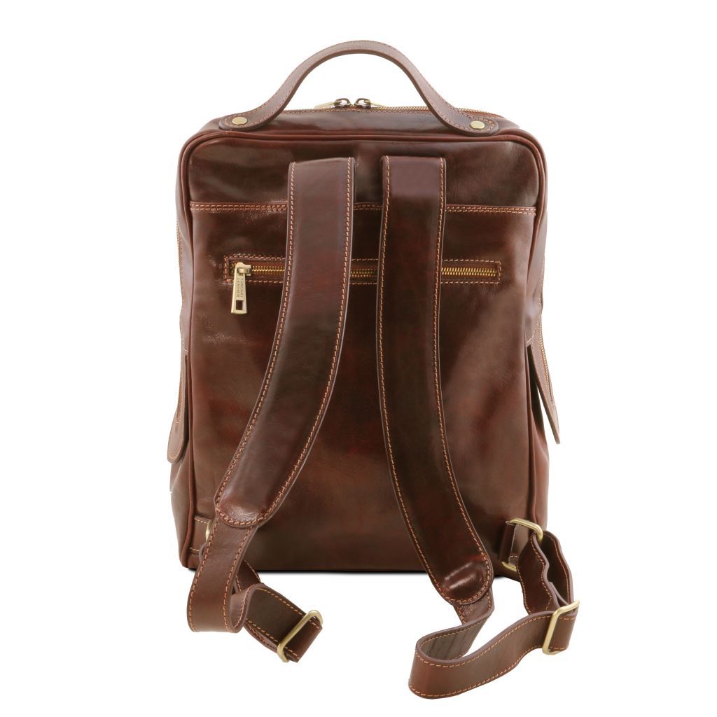 Tuscany Leather Bangkok Datorryggsäck #Färg_Cognac