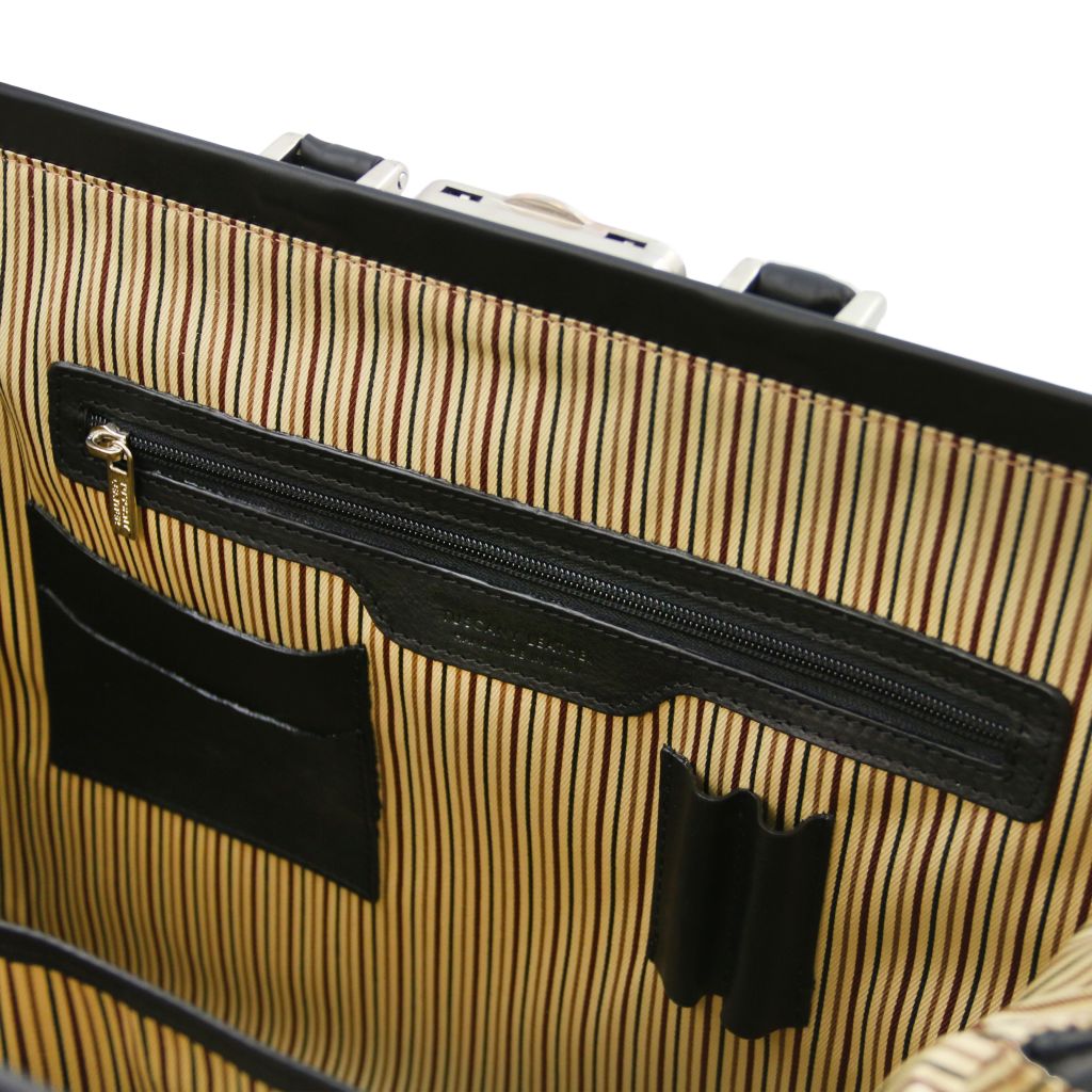 Tuscany Leather Leonardo Doktorsväska #Färg_Svart