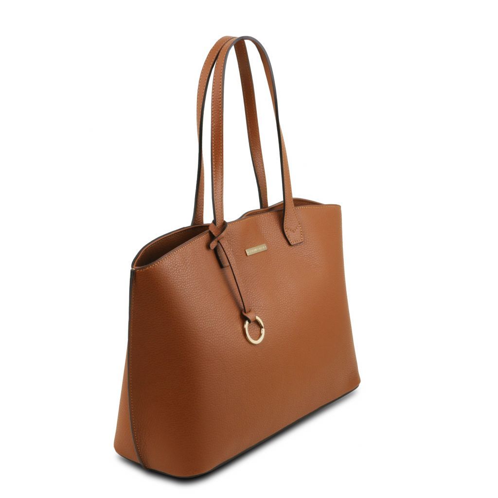Tuscany Leather TL Bag Handväska #Färg_Cognac
