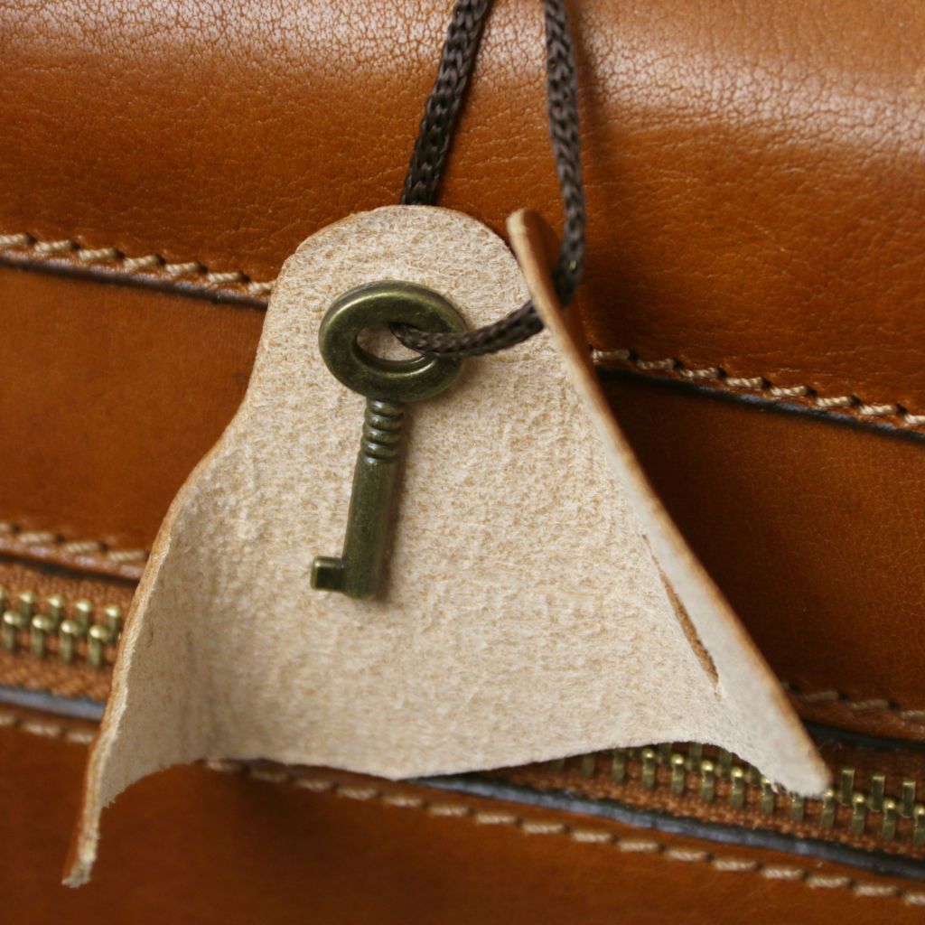 Tuscany Leather Cremona Portfölj #Färg_Cognac