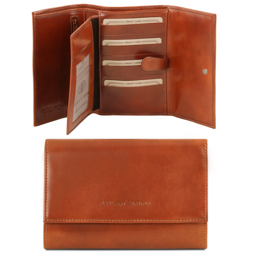 Tuscany Leather Exclusive 4 Plånbok #Färg_Honung