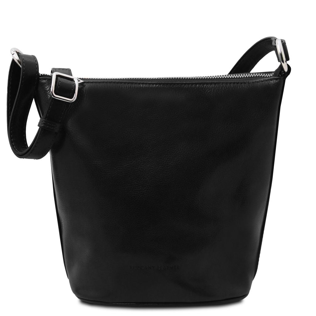 Tuscany Leather Giusi Axelremsväska #Färg_Svart