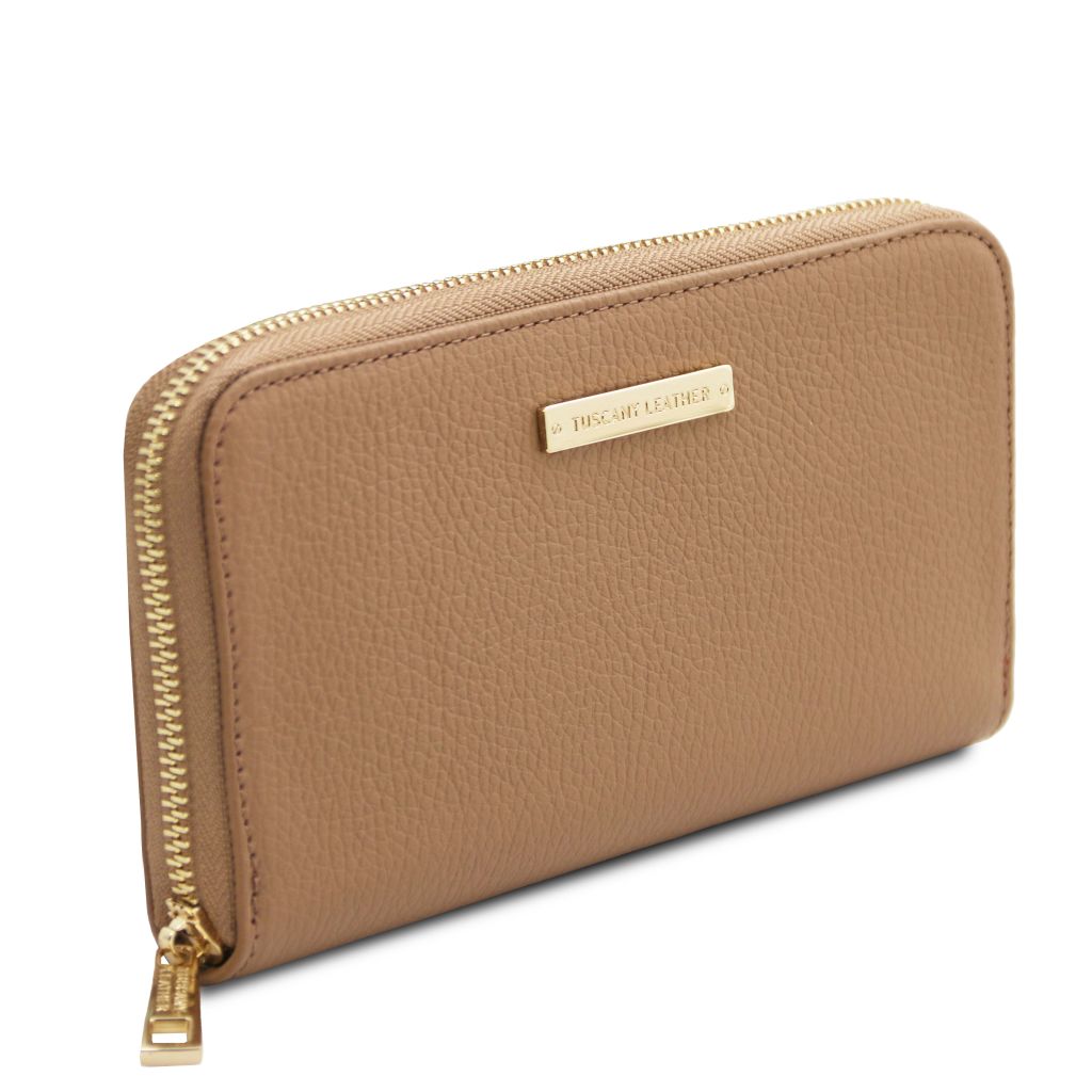 Tuscany Leather Eris Plånbok #Färg_Champagne