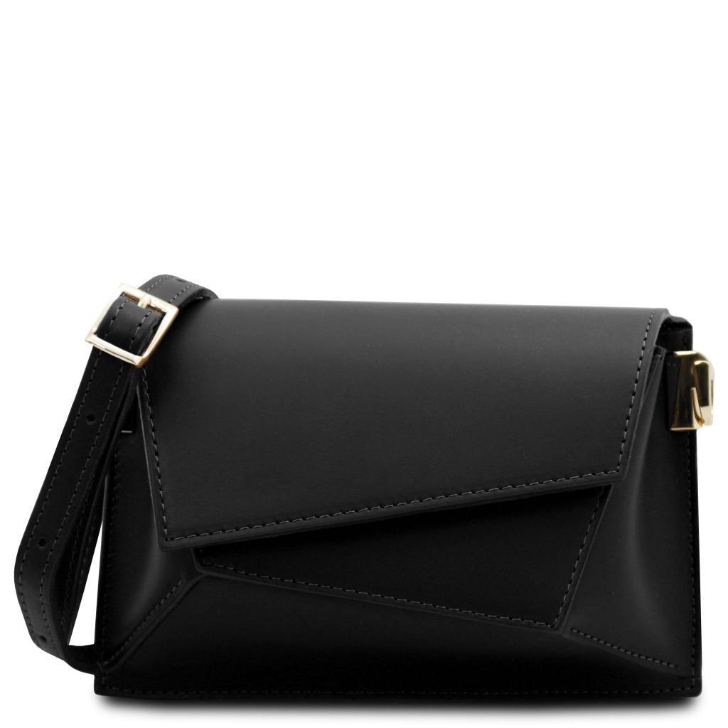 Tuscany Leather TL Bag Axelremsväska #Färg_Svart