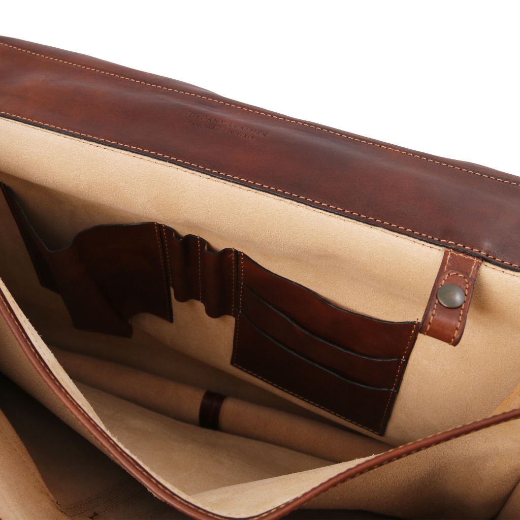 Tuscany Leather Ancona Datorväska #Färg_Brun