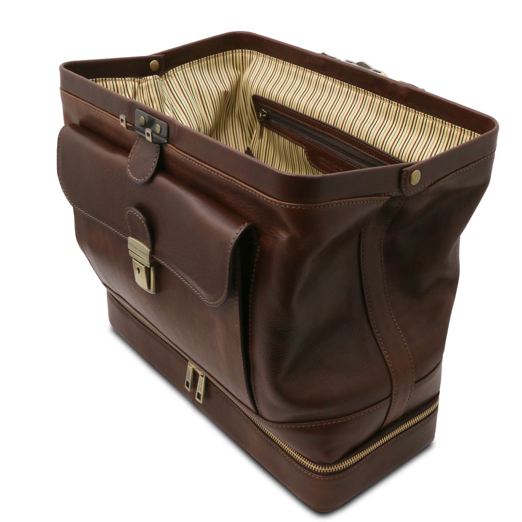 Tuscany Leather Giotto Doktorsväska #Färg_Mörkbrun