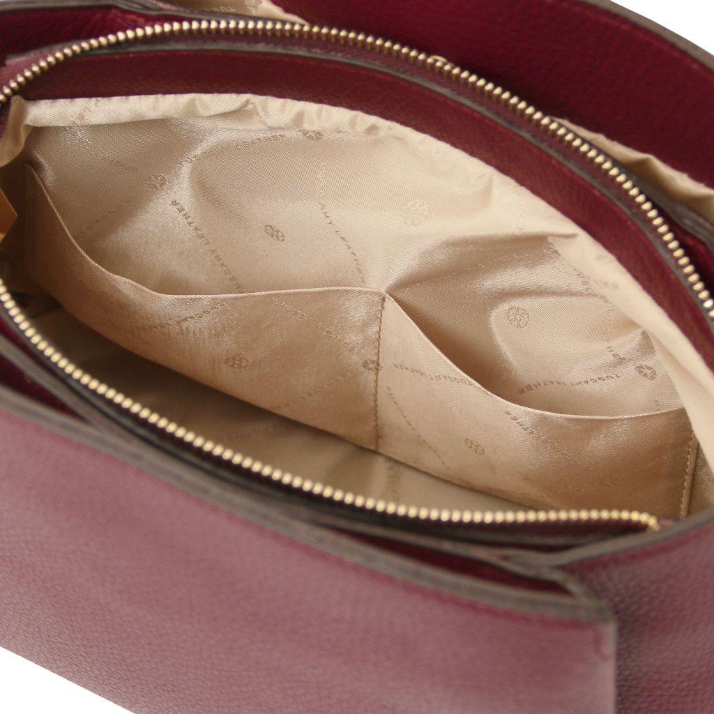 Tuscany Leather Abby Handväska #Färg_Bordeaux