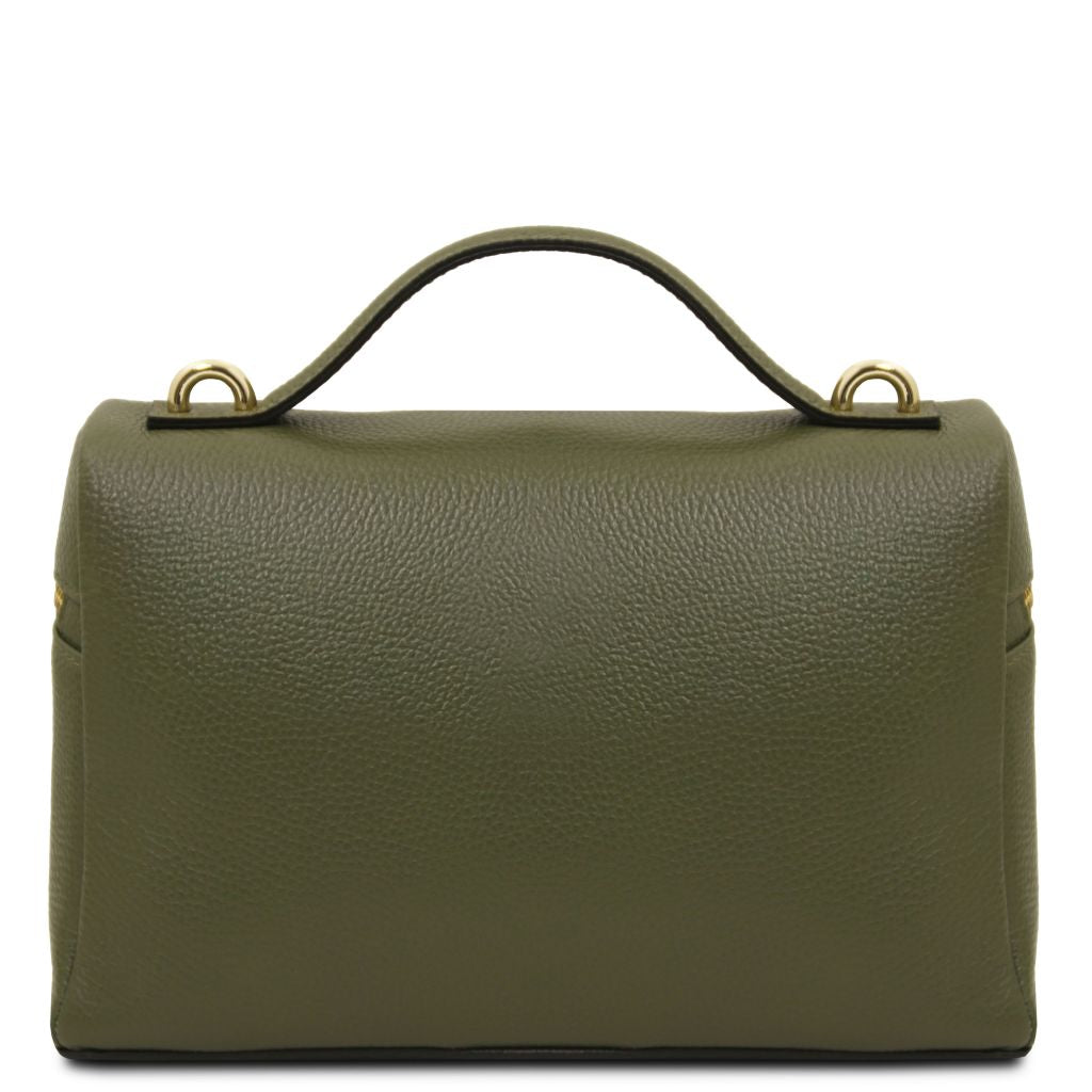 Tuscany Leather Scrigno Handväska #Färg_Skogsgrön
