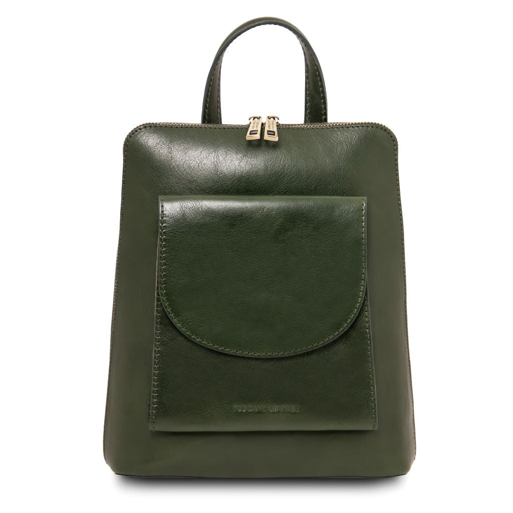 Tuscany Leather Paris Ryggsäck #Färg_Grön