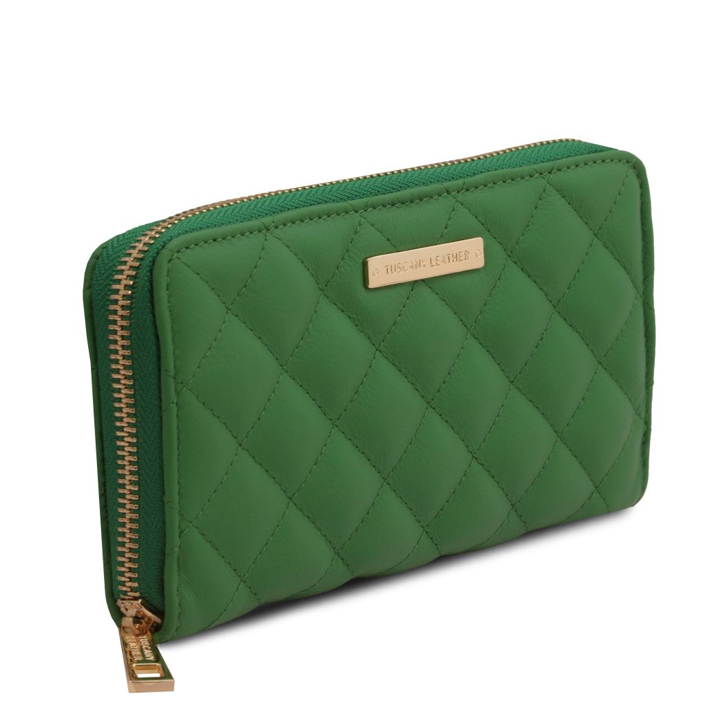 Tuscany Leather Penelope Plånbok #Färg_Grön