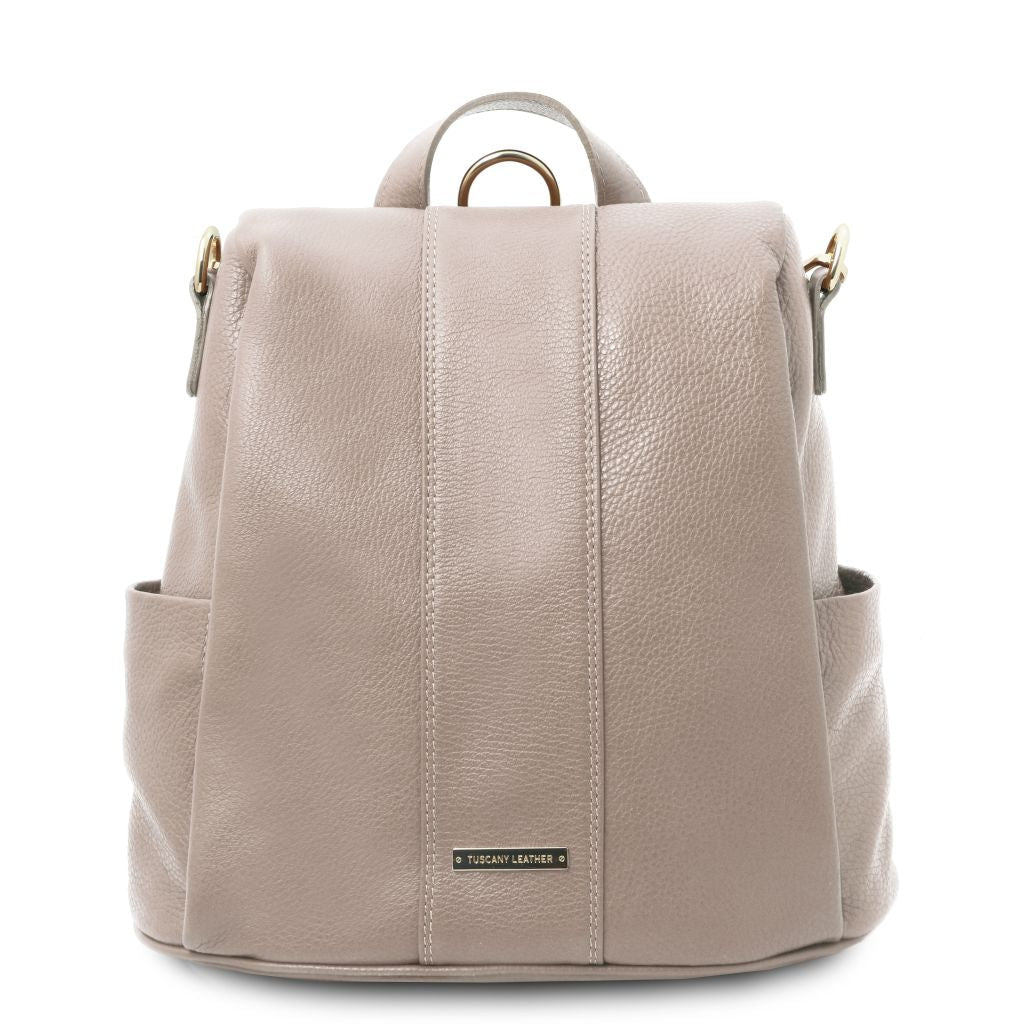 Tuscany Leather TL Bag Ryggsäck #Färg_Ljus Taupe
