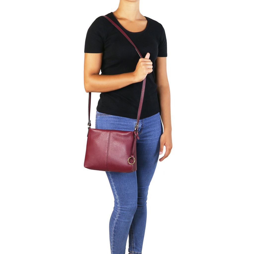 Tuscany Leather TL Bag Axelremsväska #Färg_Mörkblå