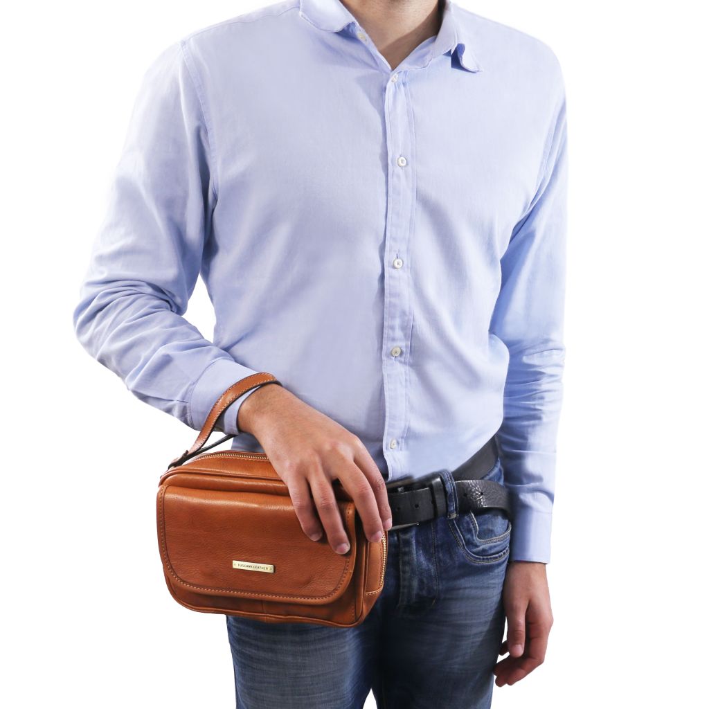 Tuscany Leather Ivan Handväska #Färg_Cognac