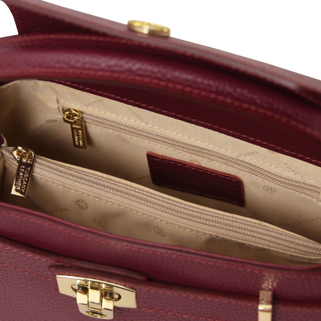 Tuscany Leather Maisy Handväska #Färg_Bordeaux