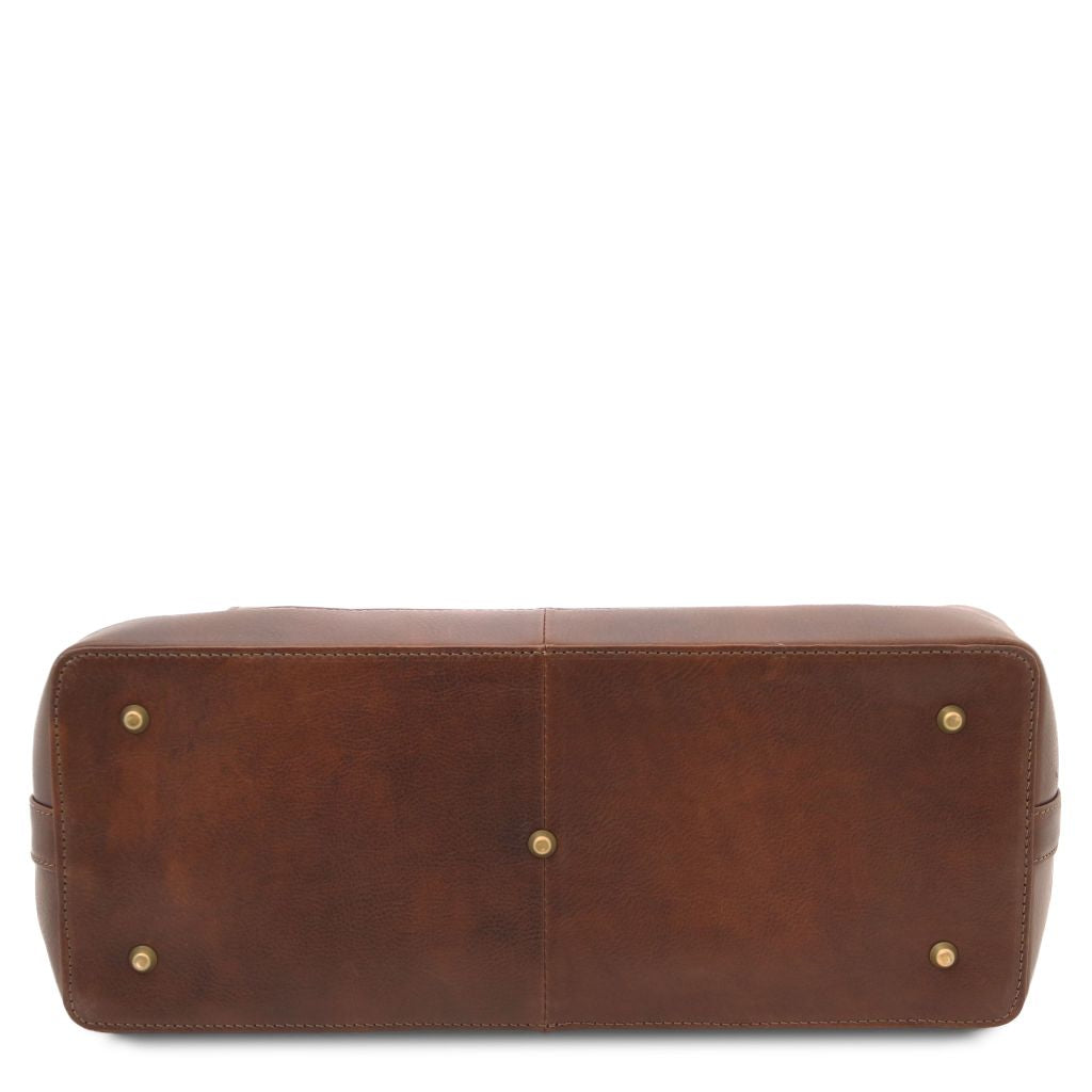 Tuscany Leather Leonardo Doktorsväska #Färg_Brun