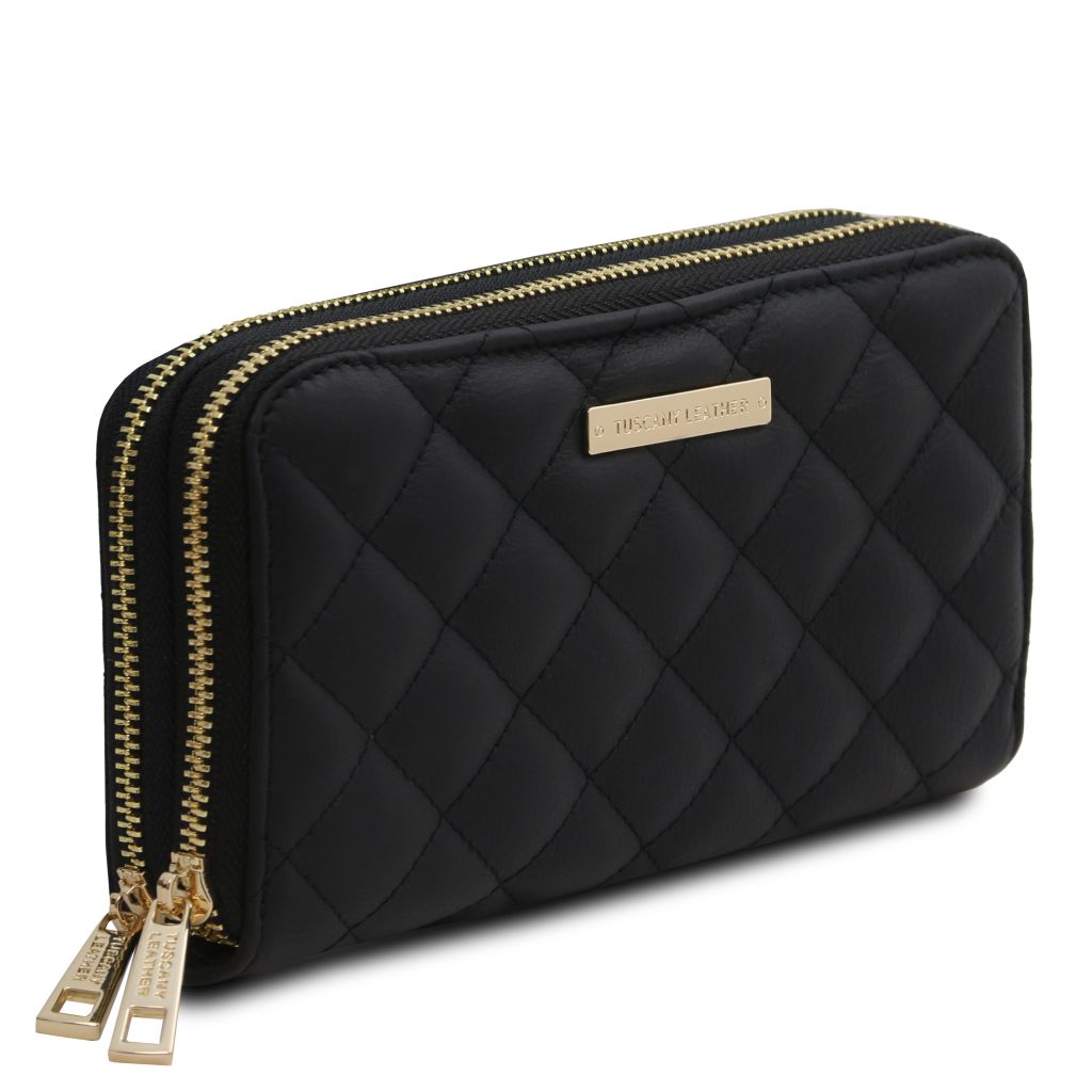 Tuscany Leather Ada Plånbok #Färg_Svart