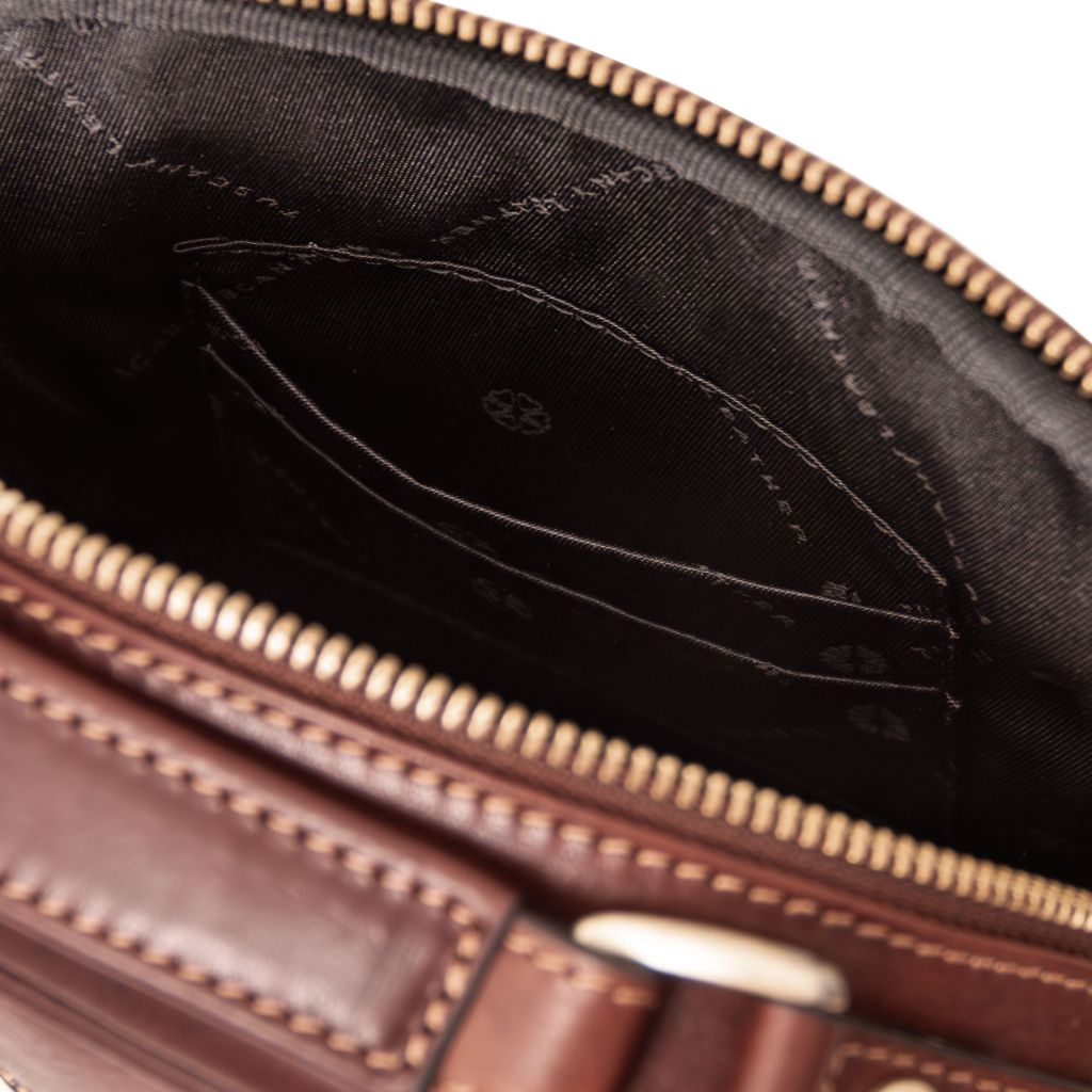 Tuscany Leather Paul Axelremsväska #Färg_Brun
