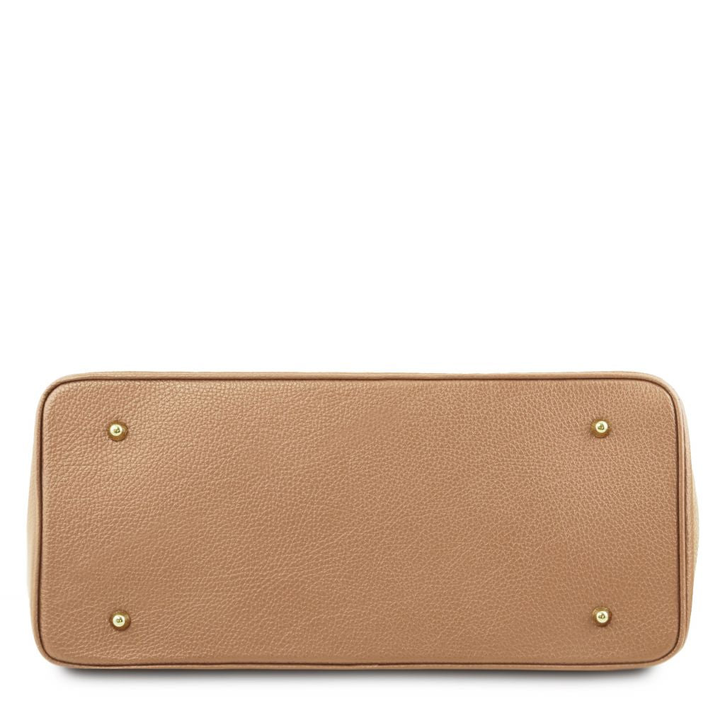 Tuscany Leather TL Bag Handväska #Färg_Champagne