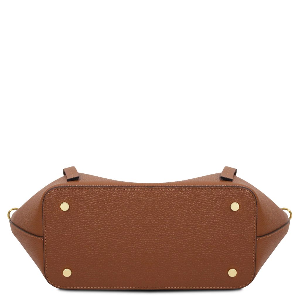 Tuscany Leather Legame L Handväska #Färg_Cognac
