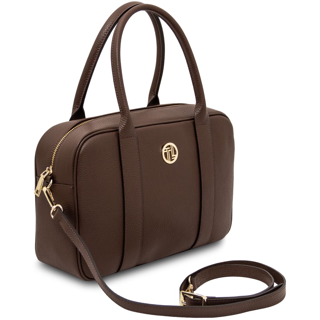 Tuscany Leather Stephany Handväska #Färg_Kaffe