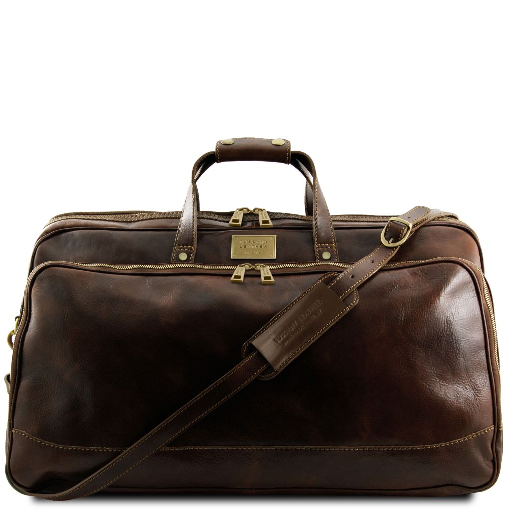 Tuscany Leather Bora Bora Duffelväska #Färg_Mörkbrun